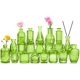 thumbnail image 1 of Set de jarrones QLOFEI de vidrio verde, 20 unidades, para flores y bodas, 1 of 6