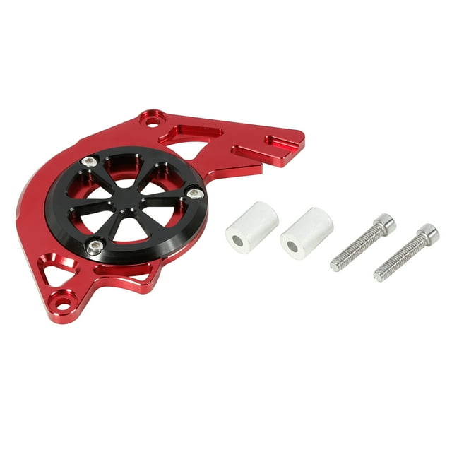 Roja Motocicleta Frontal Cadera Protector Piñon Motor Cubierta