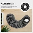 thumbnail image 2 of Shisuyan 20 Pcs Filet à Cheveux de Ballet Réutilisable Bande Élastique Couvre-Chignon Filets à Cheveux en Maille Couvertures de Danse Filets à Chignon Accessoires pour Cheveux pour Femmes Filles Ballet Danse Patinage Noir, 2 of 8