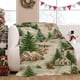 thumbnail image 5 of Herunwer Christmas Throw Blanket - Soft and Warm Sherpa Christmas Reindeer Throw Blankets for Couch, Sofa, Bed, Decoration Gift, 5 of 6