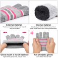 thumbnail image 2 of TAGVO 3 in 1 Warm Beanie Hat Scarf Gloves Set for Kids, Winter Thicken Fleece Thermal Knit Hat Scarf Gloves Set,for Kids children Boys Girls, Aged 3-6, Winter Accessories Sets, 2 of 7