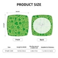 thumbnail image 6 of Gaeub St Patrick's Day Square Chair Seat Covers, Stretch Fitted Printed Chair Seat Cushion Cover for Kitchen, Office - One Size, 6 of 9