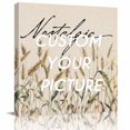 thumbnail image 2 of Pastoral Botanical Wall Art Painting on Canvas, Vintage Fall Wheat Rustic Botanical Canvas Art Home Prints Wall Art Framed Modern Artwork for Living Room Bedroom Wall Decor 20x20in, 2 of 9