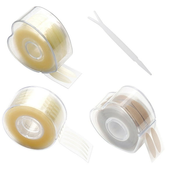 3 piezas de parche ocular invisible, cinta adhesiva portátil de un solo lado para párpados dobles, parche ocular autoadhesivo