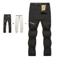 thumbnail image 5 of guisaled Men's Snow Pant Snow Waterproof Insulated Softshell Ski Pants Windproof Warm Fleece Lined Winter Outdoor Snowboard Pant, 5 of 5