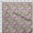 thumbnail image 4 of oneOone Cotton Cambric Medium Purple Fabric Tropical Flamingo Sewing Material Print Fabric By The Yard 56 Inch Wide, 4 of 4