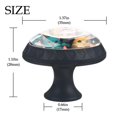 thumbnail image 4 of 4 Pcs Cartoon Cat Knobs for Kitchen Cabinet Cupboard Dresser Bookcase Drawer Pulls Handles Round Home Decor, 4 of 8