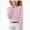 Pink, variant on WXFAZCVU Girls Sweater Casual Round Neck Kids Long Sleeve Pullover Tops Versatile Daily Wear Size 11-12 Years