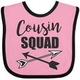 thumbnail image 3 of Inktastic Cousin Squad with Arrows Boys or Girls Baby Bib, 3 of 4