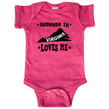 

Inktastic Virginia Vacation Someone Loves Me Gift Baby Boy or Baby Girl Bodysuit