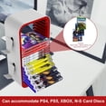 thumbnail image 3 of 15.8 In Game Storage Tower Compatible With PS5/ Xbox Series S & X/ Switch, Universal Video Game Disc Organizer 18 In 1 With 4 Controller Brackets, Game Disk Box Bracket, 3 of 8