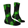 thumbnail image 5 of Men Women Halloween Printed Mid-Calf Socks Soft Breathable Stretch Comfort Fit Socks, 5 of 6