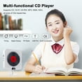 thumbnail image 4 of MABOTO Wall Mountable Player Speaker with Remote Control TF Card U Disk Music Player 3.5mm Headphone Out Timing Function LED Display for Home Use, 4 of 7