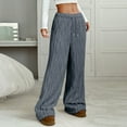 thumbnail image 4 of Sherpa Pajama Pants Women Soft Drawstring Elastic Waist Fluffy Pj Pants Comfy Lounge Fleece Lined Sleepwear Bottoms Dark Gray S, 4 of 6