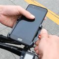 thumbnail image 3 of PROMEND Universal Aluminum Alloy Motorcycle Phone Mount with 360° Rotation - Rearview Mirror Installation, Adjustable Width 55-95mm, Durable & Scratch-Resistant Design (Titanium, Black, Gold, Silver), 3 of 7