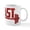 White, variant on CafePress - Beast Red Mug - 11 oz Ceramic Mug - Novelty Coffee Tea Cup