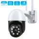 thumbnail image 1 of Cámara IP PTZ de 5MP, videocámara de seguridad CCTV con Zoom Digital de 3MP, 1080P, 4X, detección humana IA, seguimiento automático, P2P, inalámbrica, para exteriores, 1 of 3