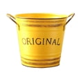 thumbnail image 2 of AYktou Vintage Galvanized Flower Buckets, Farmhouse Metal Flower Vase Plants Pot with Handles, Indoor Flower Pot Outdoor Garden Planter for Wedding Decorations Centerpieces Patio Party Home Decor, 2 of 6