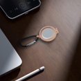 thumbnail image 3 of Portable Metal Protect Case For Airtags Protective Cover With Keychain Hook Rose gold, 3 of 7