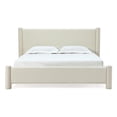 thumbnail image 6 of Modus Furniture Burke Upholstered Platform Bed in Cottage Cheese Boucle, 6 of 9