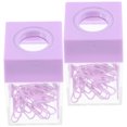thumbnail image 3 of MasteelfCA 2Pcs Paper Clip Plastic Holders Creative Table Decorations Paperclip Holders, 3 of 8