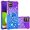 Purple Navy, variant on for Samsung Galaxy A22 4G (NOT 5G) Case w/Ring Holder,Samsung Galaxy M32 Clear Gradient Quicksand Glitter Flowing Liquid Floating Phone Case TPU Cover for Samsung Galaxy A22 4G JB Powder Blue