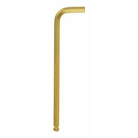 UPC: 0037231380861 | Bondhus 38086 Tagged and Barcoded 17mm Ball End Tip Hex Key L-Wrench with GoldGuard Finish 280mm