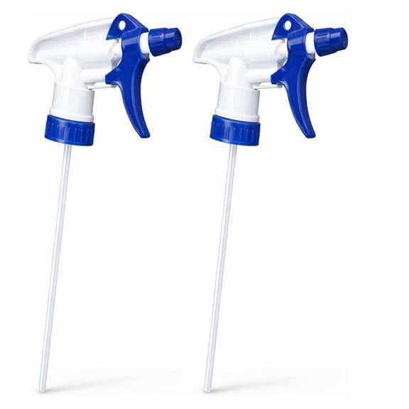 BPPEG Replacement Spray Bottle Nozzle 2 Pack-Trigger Sprayer Head with Adjustable Nozzle for Cleaning Bottles,Fits 16–32 Oz Plastic&Glass Bottles-For Garden and Cleaning Solutions