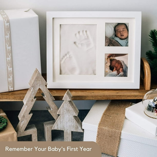 Kit de création d'empreintes de mains et d'empreintes de bébé souvenir pour  garçons et filles nouveau-nés, cadeaux pour bébé fille et cadeaux pour bébé  garçon, cadeaux de douche de bébé pour nouvelle