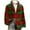 Red, variant on qolati Christmas Blazer for Men Vintage Corduroy Suit Jacket Xmas Graphic One Button Holiday Party Jackets Work Blazers with Pockets Green XL