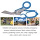 thumbnail image 4 of Tijeras De Respuesta De Emergencia, Tijeras Plegables Para Acampar, Alicates Multifuncionales Para Viajes, 4 of 7