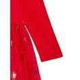 thumbnail image 3 of Holiday Time Toddler Girls' Christmas Tutu Dress with Long Sleeves, Sizes 12M-5T, 3 of 4