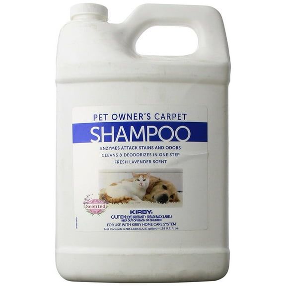 Genuine Compatible with Kirby Pet Owners Foaming Carpet Shampoo (Lavender Scented)- 1 Gallon - Compatible with Kirby Part #237507S.