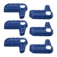 thumbnail image 1 of Unique Bargains 6 Pcs Housse de Poignée d'Interrupteur de Retrait de Toit Rigide pour Jeep Wrangler JL JLU 2018-2023 Bleu Foncé, 1 of 7