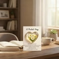 thumbnail image 4 of Pocket Hug Heart Token with Greeting Card, Valentine Pocket Hug, Heart Shaped Natural Stones, Romantic Gift for Her & Him, Ideal for Valentines Day & Anniversary, 4 of 5
