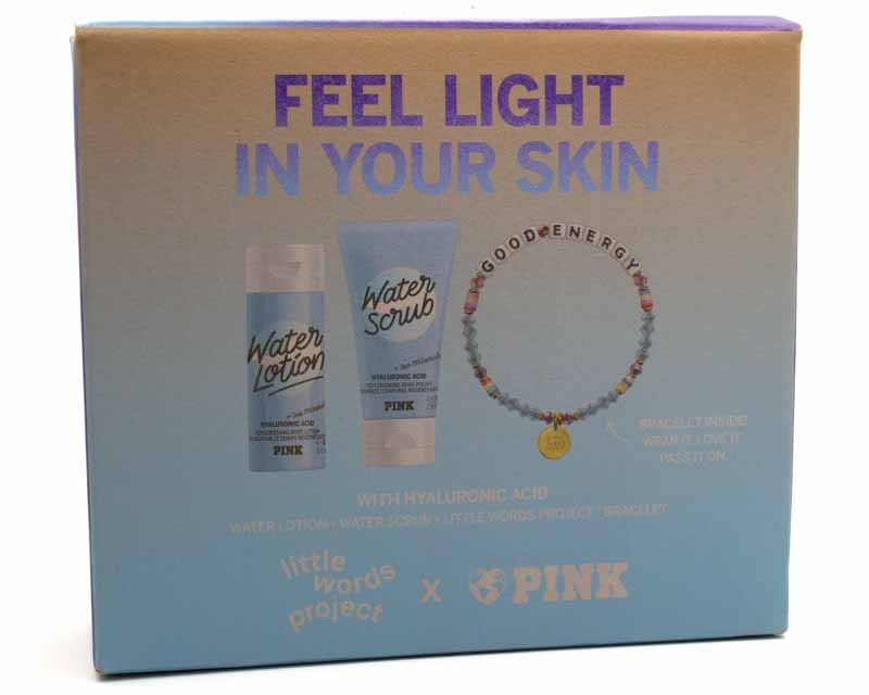 Victoria's Secret Pink FEEL LIGHT IN YOUR SKIN Set Water Lotion, Water