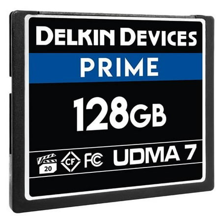 Delkin Compactflash Card - Delkin Devices Prime 1050X 128GB UDMA 7 CompactFlash Memory Card