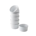 thumbnail image 2 of Kmbangi 6Pcs Baking Ceramic Bowl with Vertical Pattern Round Shape, 2 of 5