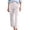 Z-White327, variant on JIAYUE Women's Pants High Waist Straight Leg Ankle Length Trousers Comfortable Stretchy Slim Fit Cropped Trendy Bottoms For Women