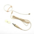 thumbnail image 3 of Bgsha Beige Single Earhook Headset Mic Headworn Microphone 3.5mm 3 Pin 4 Pin XLR Plug, 3 of 10