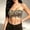 A, variant on Women Trendy Print Strapless Bandeau Tube Top, Stretchy Sleeveless Crop Bralette, Non‑Slip Basic Layering Top for Club Party Beach Daily Wear