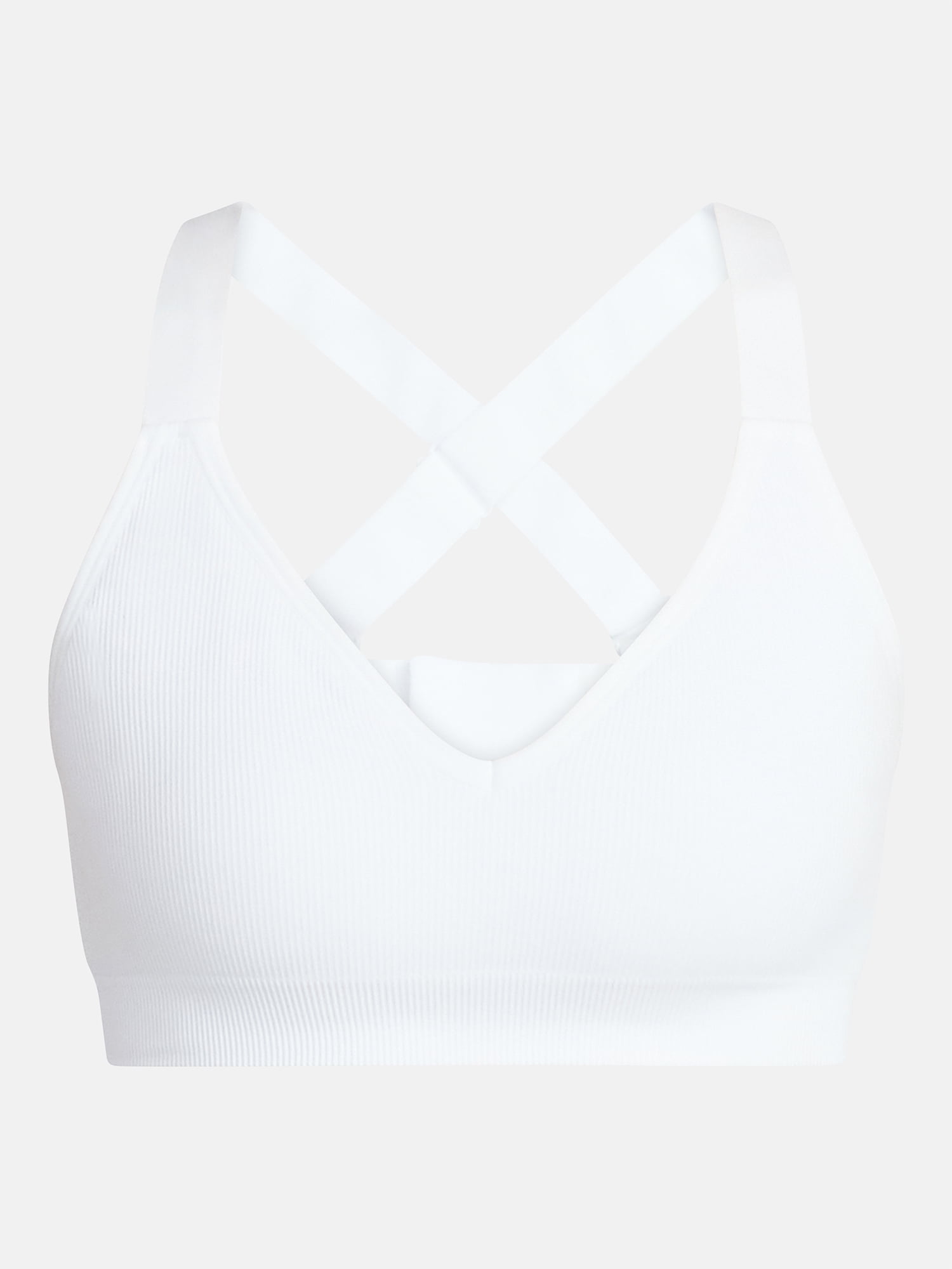 Avia Women's Seamless Rib Plunge Sports Bra, Sizes XS-XXXL