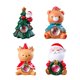 thumbnail image 1 of Figuras Muñeca,Figura de acción coleccionable de adornos navideños,Lindos kits de muñecos modelo de Papá Noel para adultos y niños,Mini figura de dibujos animados de resina para, 1 of 10