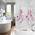 thumbnail image 7 of SKYSONIC Butterfly Cotton Hand Towels Set of 2 Absorbent Bath Towel Decorative Fingertip Towels for Bathroom Gym Spa Hotel Beach,16 x 28 inch, 7 of 7