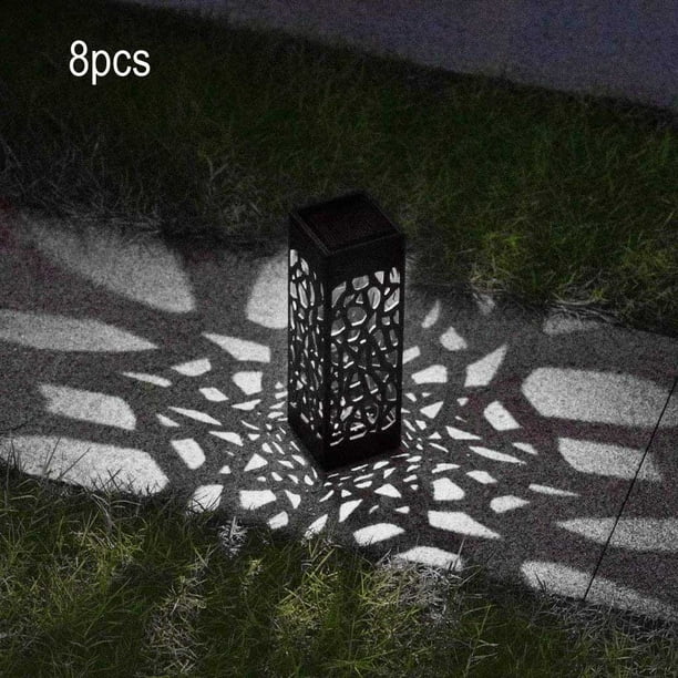 Fiudx Ofertas de la semana 8PCS Luces de iluminación LED solares Luz de decoración de jardín