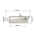 thumbnail image 2 of For Can Am Outlander 650 / 650 XT / XMR / MAX 650 / XT / XMR 2013-2023 Modified Escape Motorcycle Exhaust Muffler Link Pipe 51MM Slip-on Tube System, 2 of 8