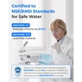 thumbnail image 3 of Filtro de agua Waterdrop de repuesto certificado NSF PUR RF-9999, 3 of 8