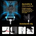 thumbnail image 2 of Par Faros Auxiliares Auto Moto Antiniebla Auxiliar4x4 128led, 2 of 8