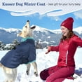 Kuoser Dog Winter Coat Windproof Warm Dog Jacket Coat Weather Coat for