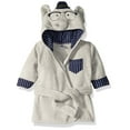 thumbnail image 3 of Hudson Baby Infant Cotton Animal Face Bathrobe, Nerdy Giraffe, 0-9M, 3 of 10